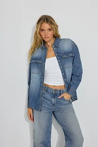 Denim Oversized Shirt