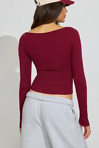 Ryan Fitted Boatneck Sweater