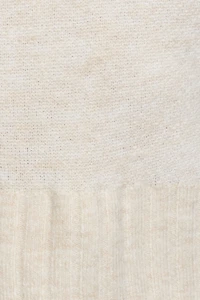 Chandail spongieux à col rond et manches longues