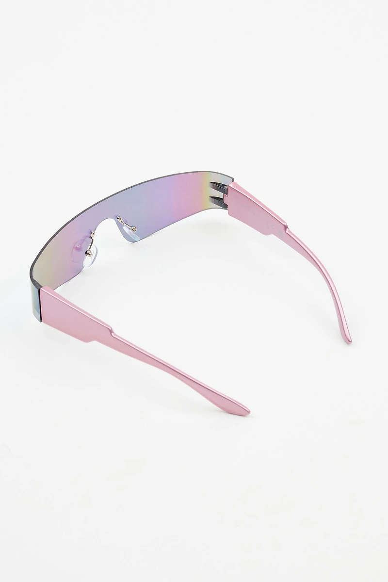 Rimless Futuristic Sunglasses