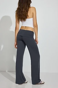 Foldover Flowy Pants