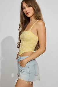 Lace Bustier Top