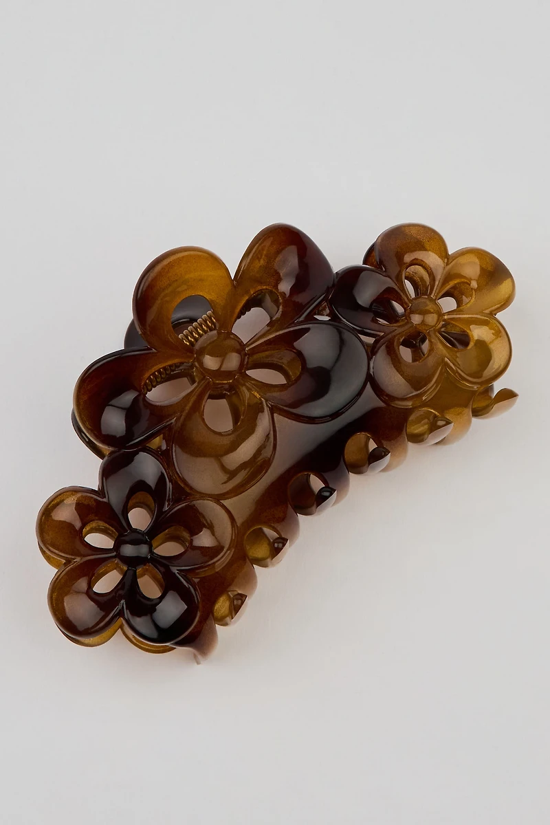 Flower Claw Clip