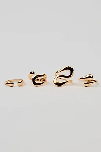 Set of 4 Open S Rings