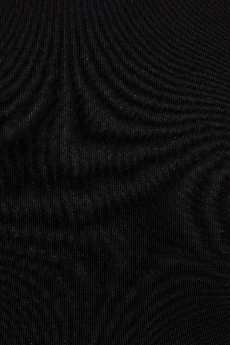 Crew Neck Open Back Tie Top