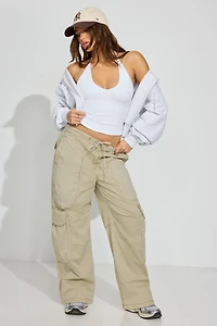 Pantalon cargo large