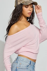 Rae Asymmetric Fine Sweater