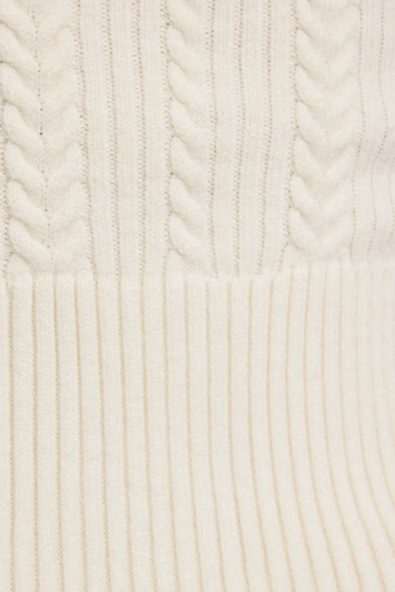 Cable Knit Zippy