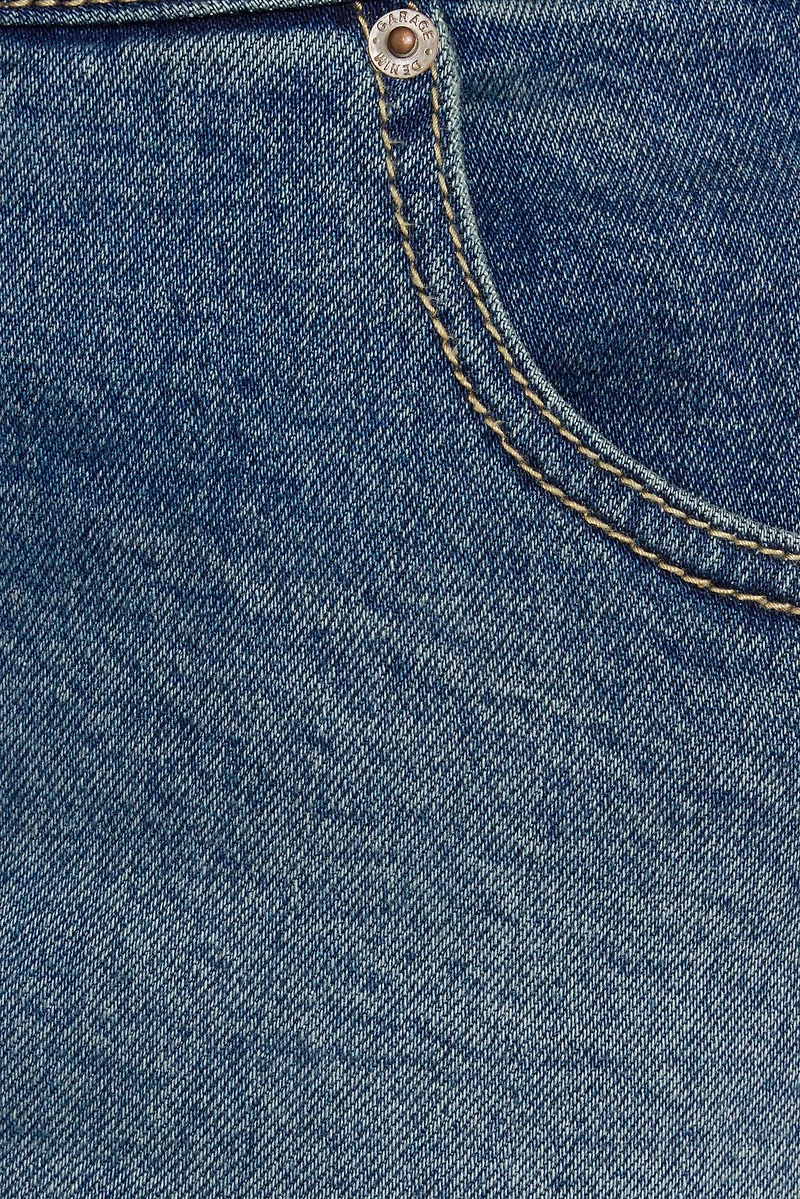 Denim Micro Skort