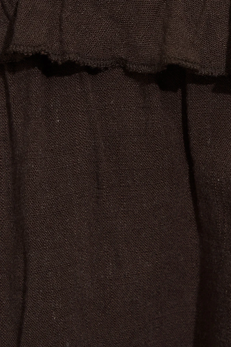 Strappy Peplum Cami Top