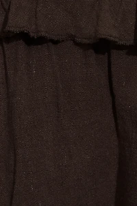 Strappy Peplum Cami Top