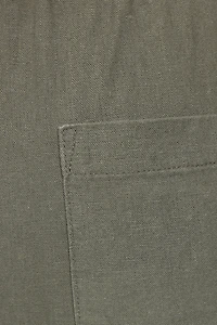 Millie Linen Pull-On Pants