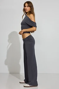 Foldover Flowy Pants
