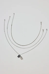 Set of 3 Dog Tags Necklaces