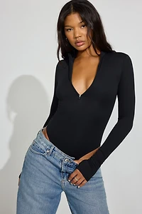 SoftActive Zip Up Long Sleeve Bodysuit