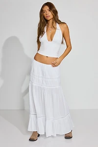 Iris Maxi Peasant Skirt
