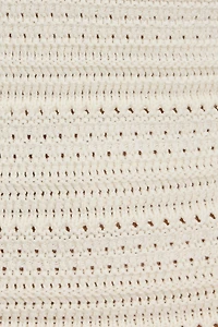 Crochet Halter Mini Dress