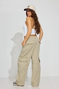 Pantalon cargo large