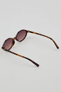 Lunettes de soleil ovales minces