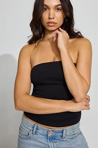 Ruched Sleek Tube Top