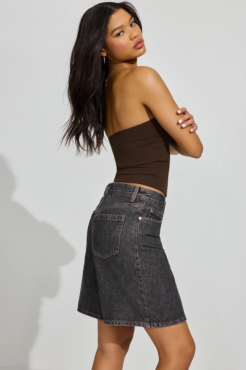 Short en denim « skater »