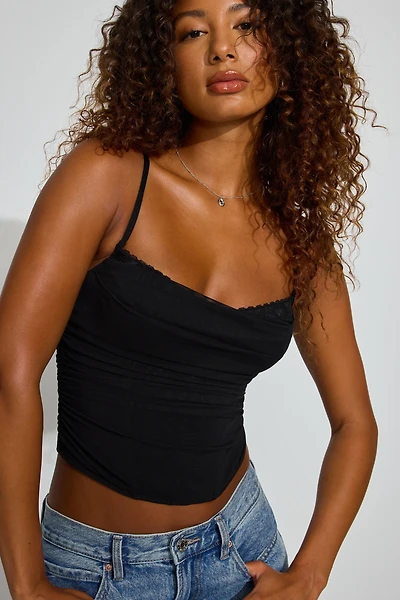 Bustier en maille à ouverture Ally