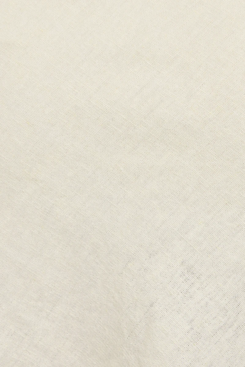 Paris A-Line Linen Micro Skort