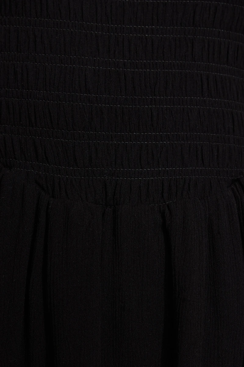 Kenzie Smocked Tiered Romper Dress