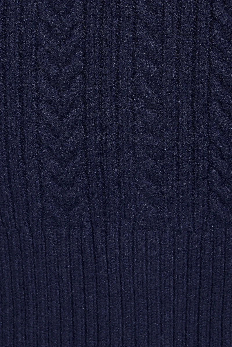 Cable Knit Zippy