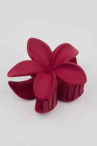 Pince à cheveux fleur mate