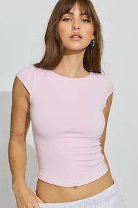 Talia Open Back T Shirt
