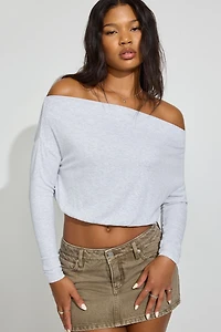 Serene Off Shoulder Long Sleeve Top