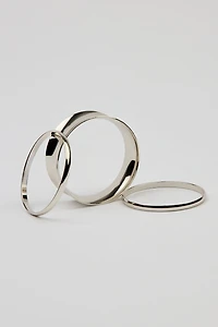 Set of 3 Convex & Wave Bangles