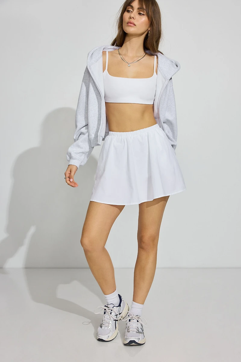 Peyton Poplin Skort