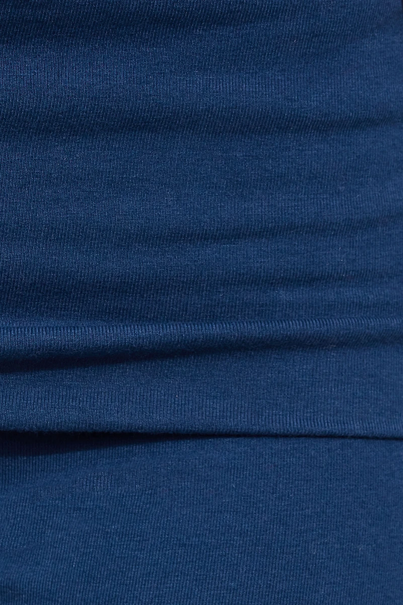 Pantalon évasé en tricot coton doux