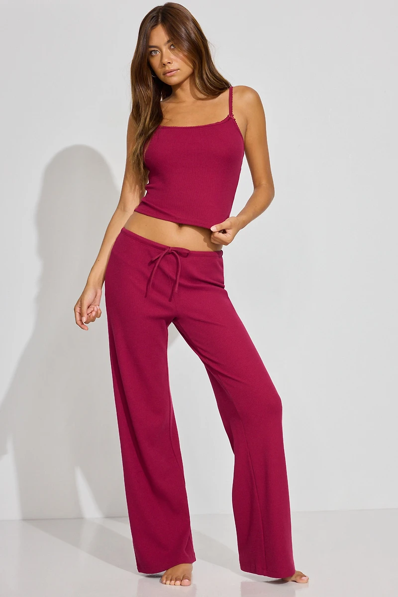 Pantalon gaufr