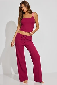 Pantalon gaufr