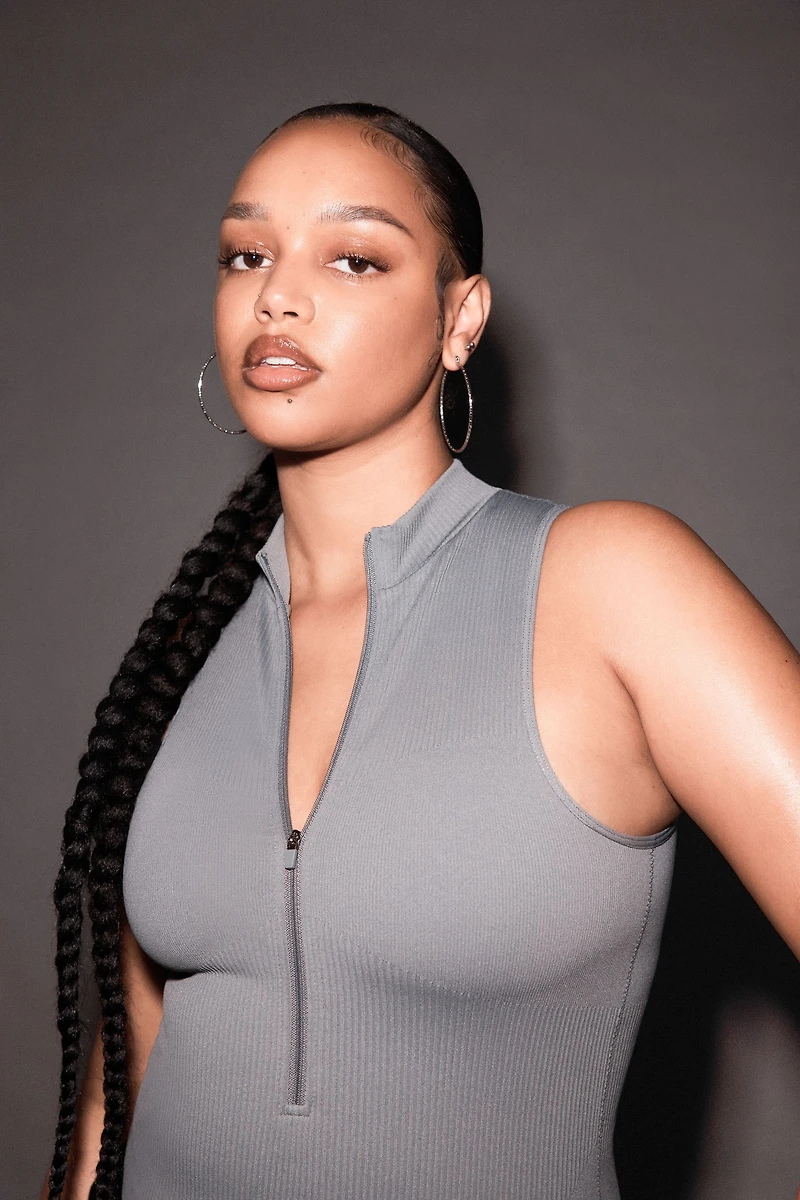 Power B.DY Zip-Up Bodysuit