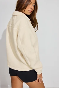 Sherpa Mock Neck Half Zip