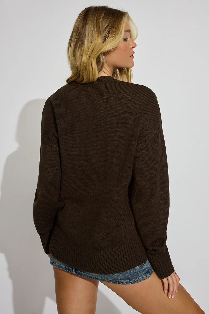 Roxy Long Sleeve Supersoft Crewneck Sweater