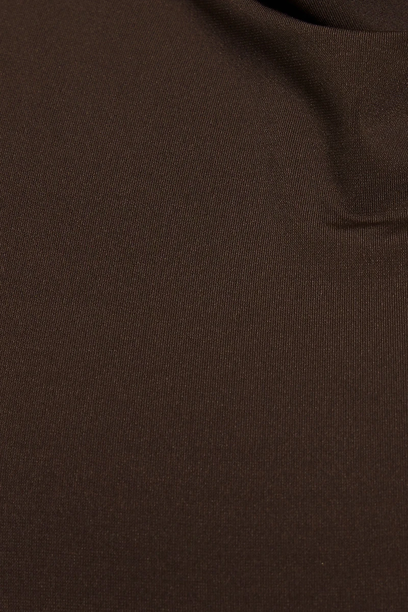 High Neck Cowl Top