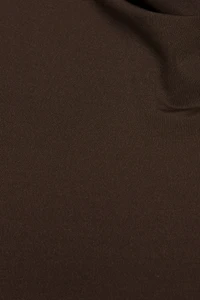 High Neck Cowl Top