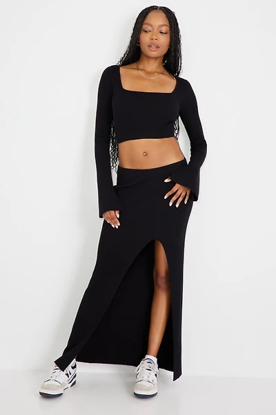 Maxi Slit Skirt