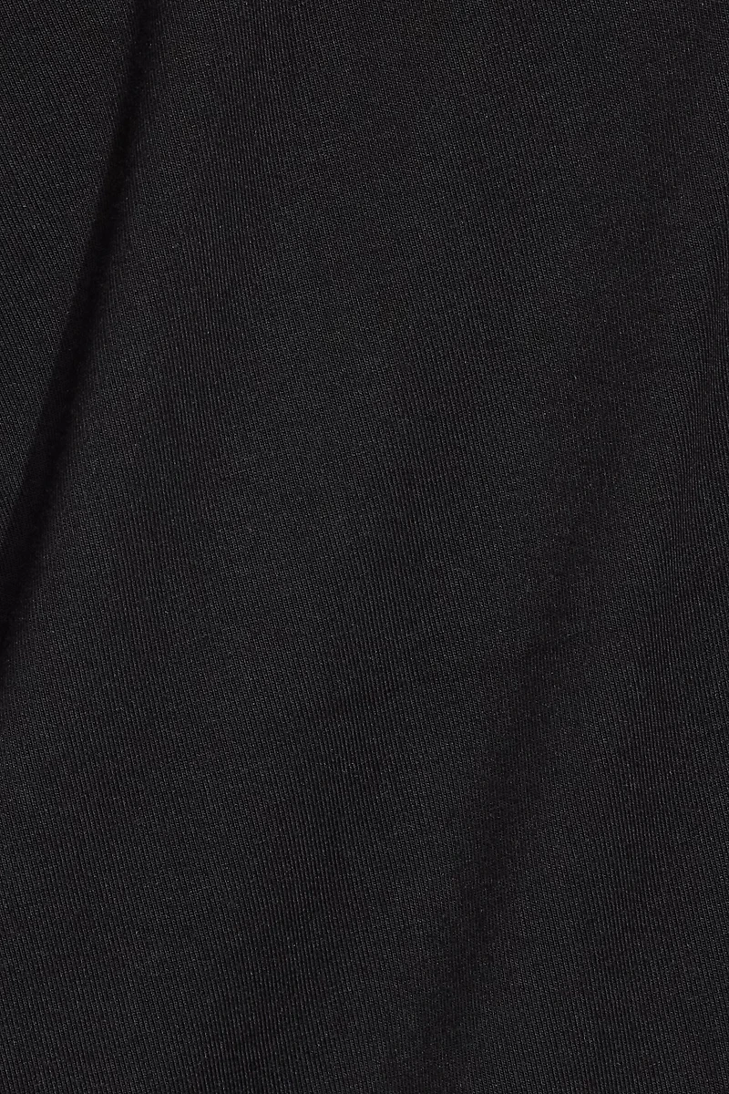 Wide Boat Neck Banded Tee