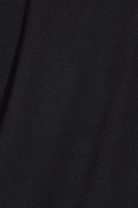 Wide Boat Neck Banded Tee