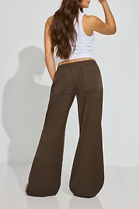 Twill Pull-On Pants