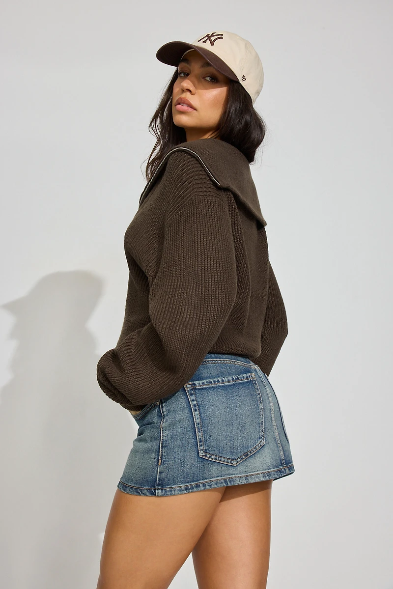 Long Sleeve Supersoft Half Zip Sweater