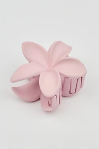 Matte Flower Hair Claw
