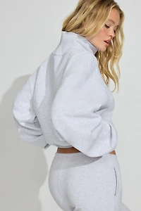 Chandail bouffant à col montant UltraFleece