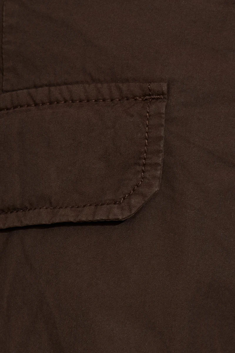 Low Rise Baggy Poplin Cargo Pants